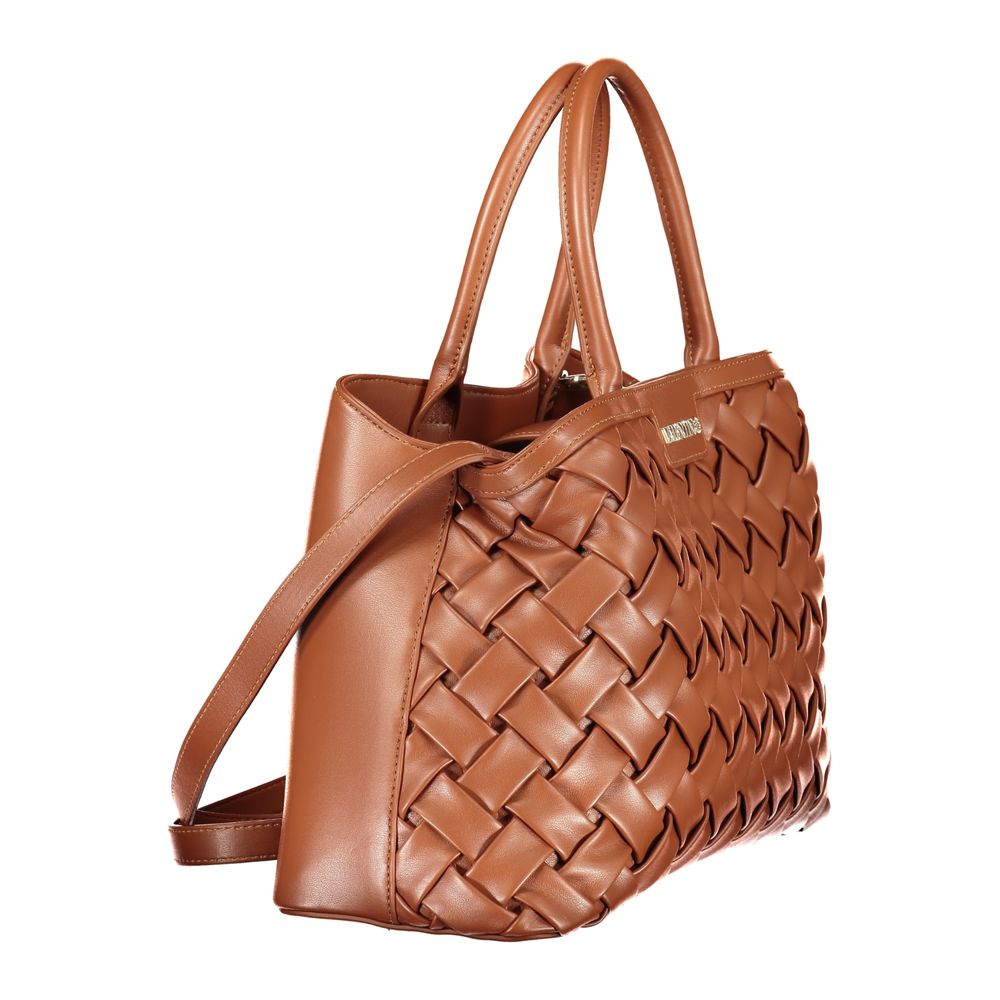 Valentino Brown Polyethylene Handbag