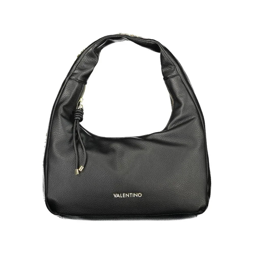 Mario Valentino Black Polyurethane Women's Bag
