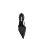 Prada Black Goatskin High Heel Pumps
