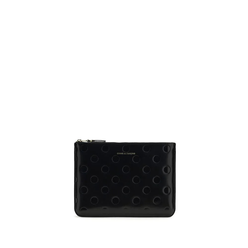Comme Des Garçons Black Calf Leather Bos Taurus Wallet