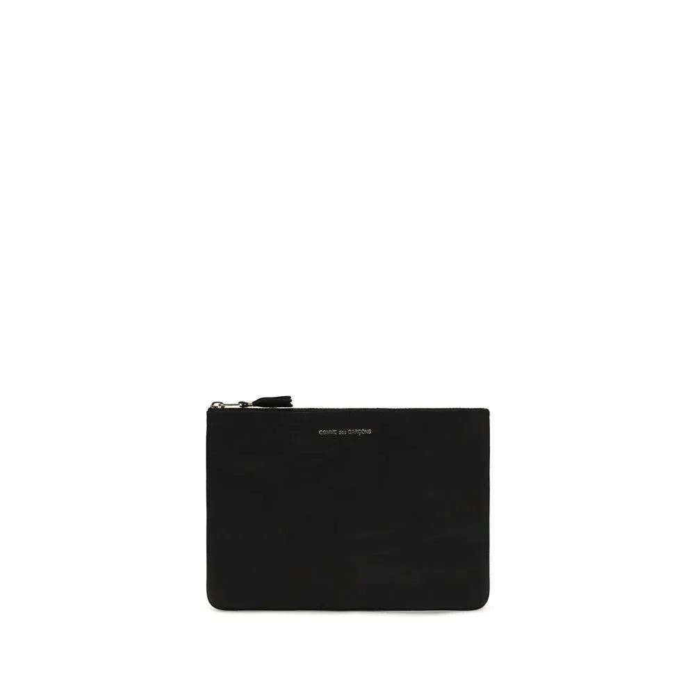 Comme Des Garçons Black Calf Leather Bos Taurus Wallet