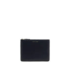 Comme Des Garçons Blue Calf Leather Bos Taurus Wallet
