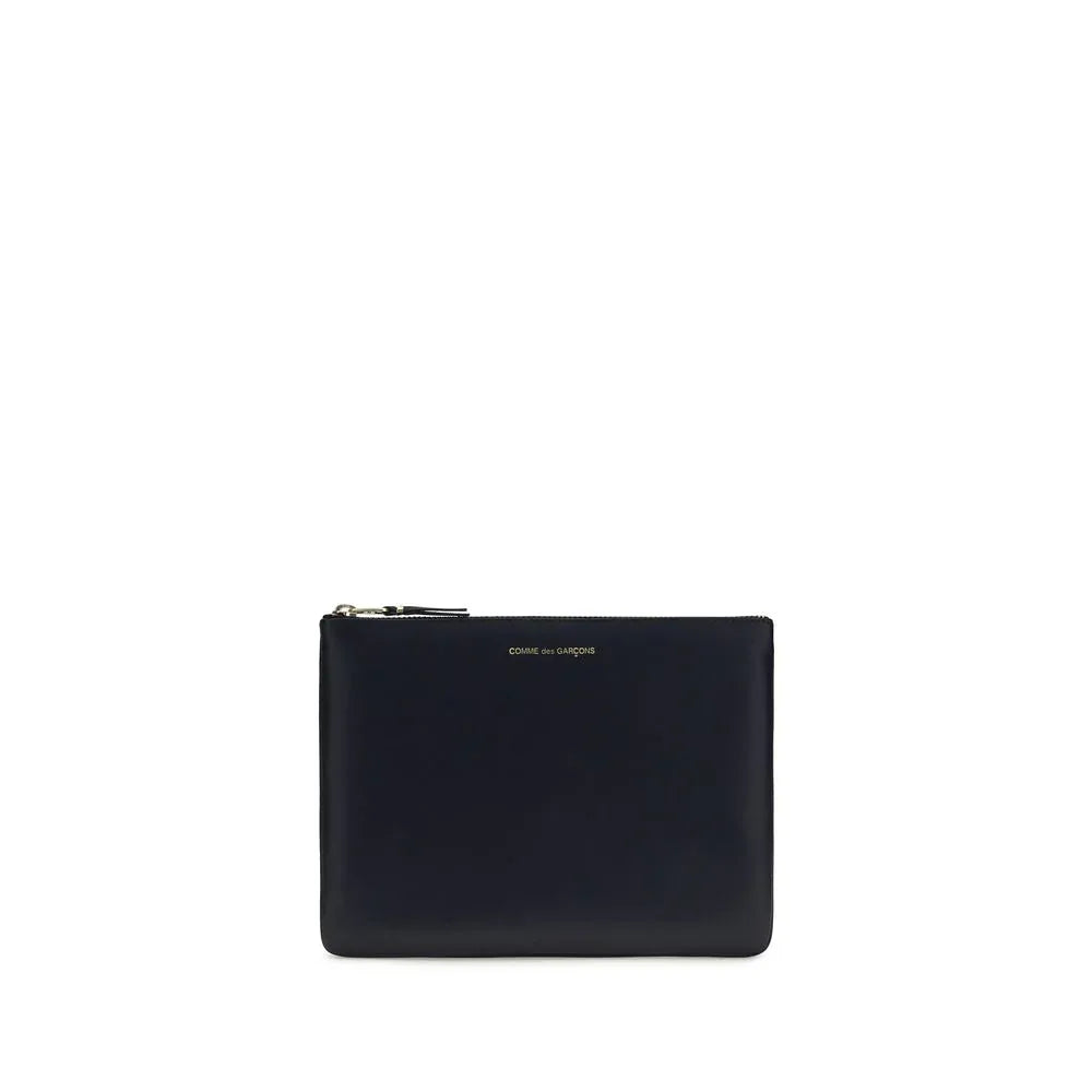 Comme Des Garçons Blue Calf Leather Bos Taurus Wallet