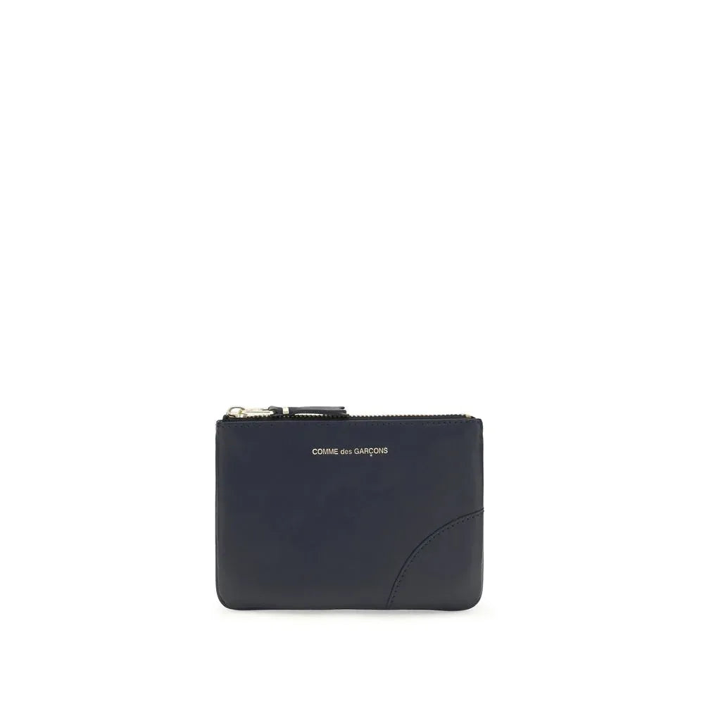 Comme Des Garçons Blue Calf Leather Bos Taurus Wallet