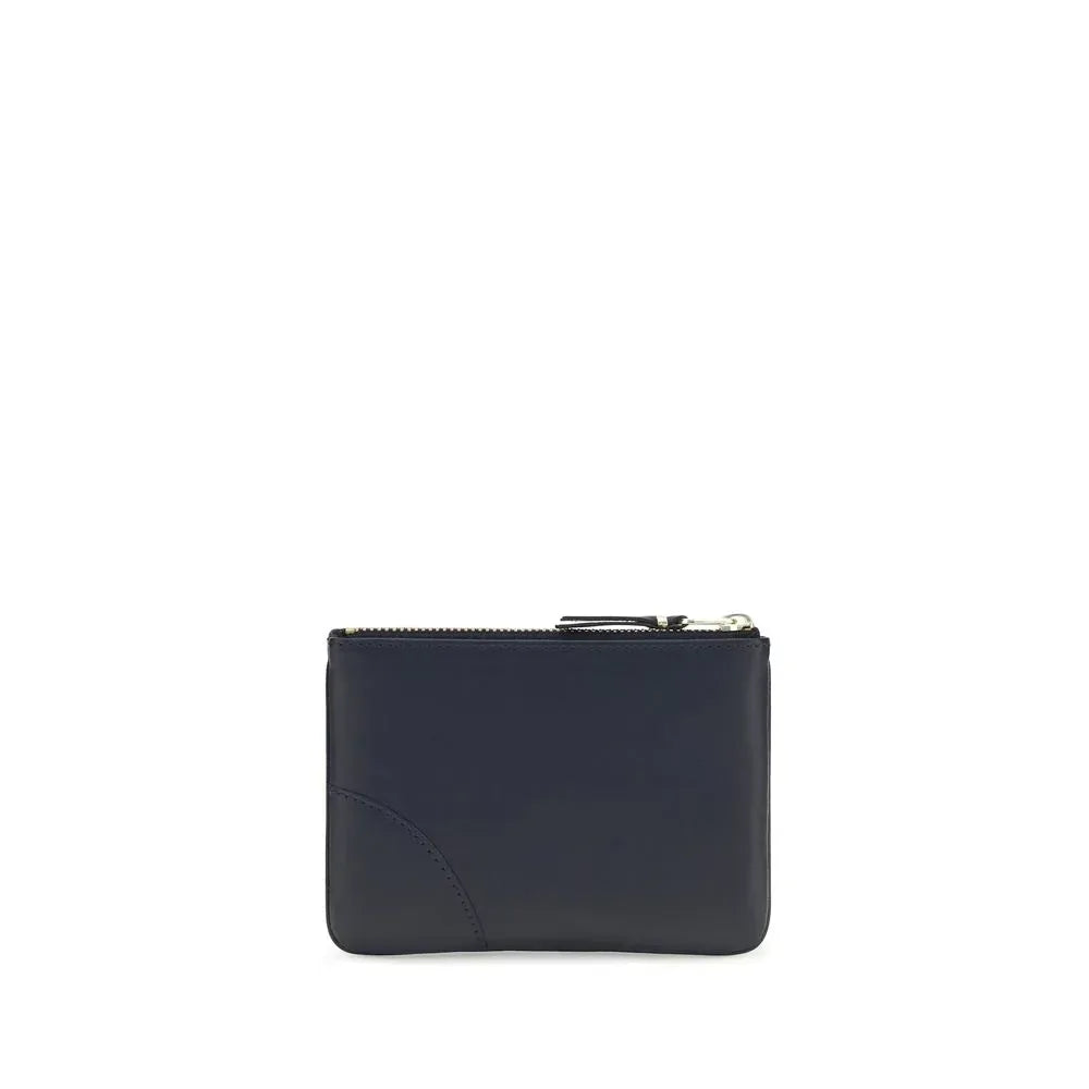 Comme Des Garçons Blue Calf Leather Bos Taurus Wallet