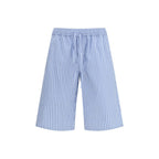 Dolce & Gabbana Blue Cotton Bermuda Shorts
