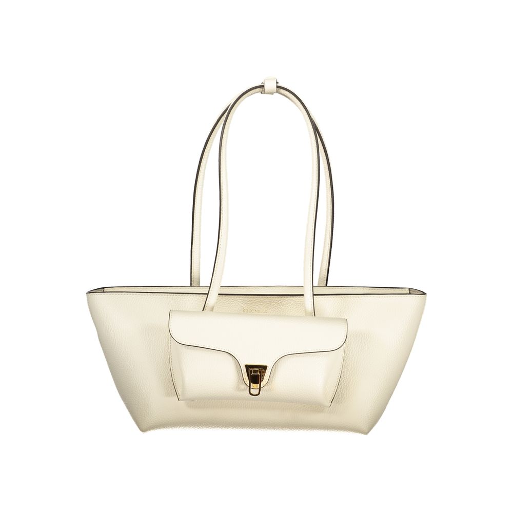 Coccinelle Bianco Leather Women's Bag