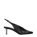 Jil Sander Black Leather High Heel Pumps