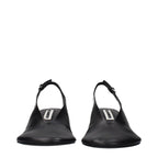 Jil Sander Black Leather High Heel Pumps