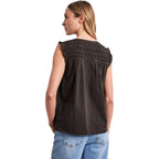 Street One Brown Cotton Blouse