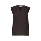 Street One Brown Cotton Blouse