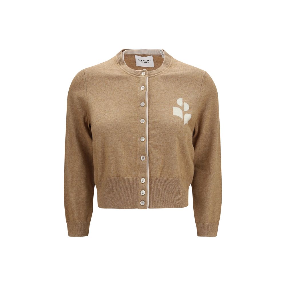 Marant Etoile Beige Cotton Cardigan