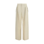 Jacob Cohen Beige Viscose Casual Pants
