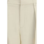 Jacob Cohen Beige Viscose Casual Pants