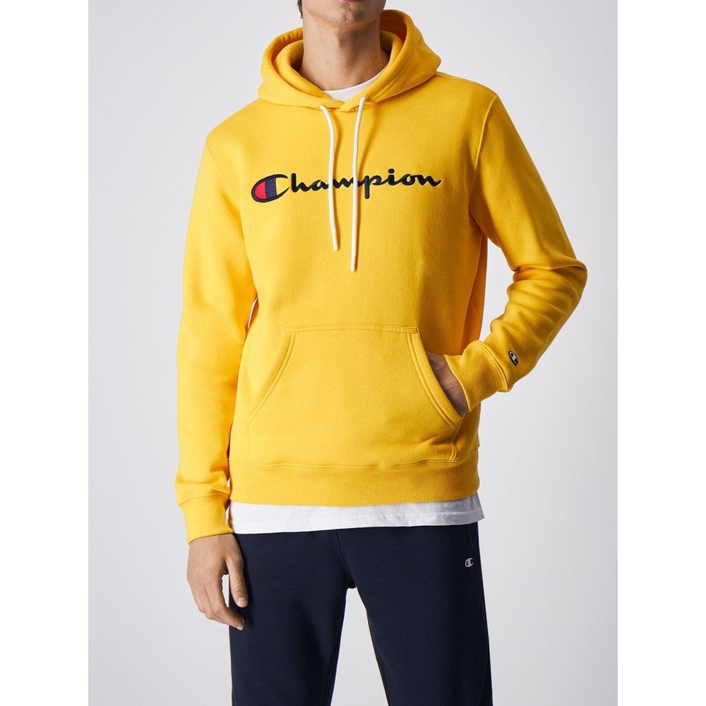 Champion Yellow Cotton Sweatshirt