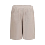 Brunello Cucinelli Beige Cotton Shorts