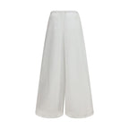Marni White Cotton Casual Pants