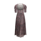 Marant Etoile Purple Cotton Casual Dress