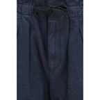 Marant Etoile Black Cotton Bermuda Shorts