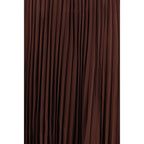 Self-Portrait Brown Polyester Casual Dress