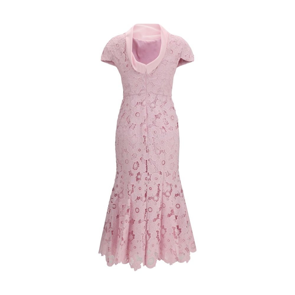 Self-Portrait Multicolor Polyester Cocktail Dress
