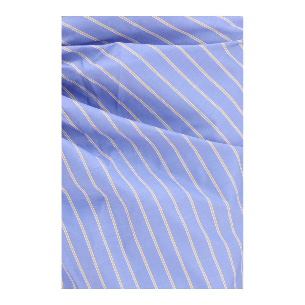 The Andamane Blue Cotton Midi Skirt