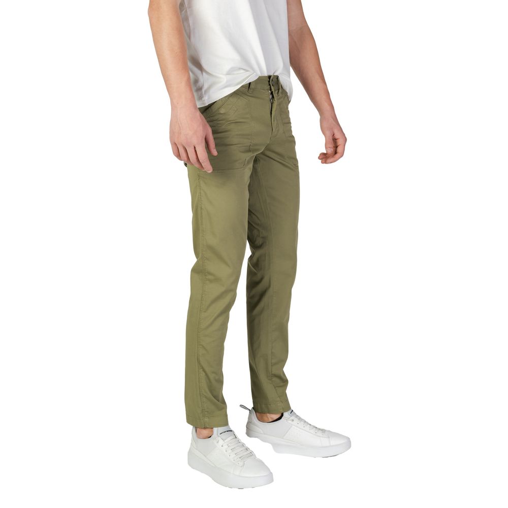 Refrigiwear Green Cotton Casual Pants