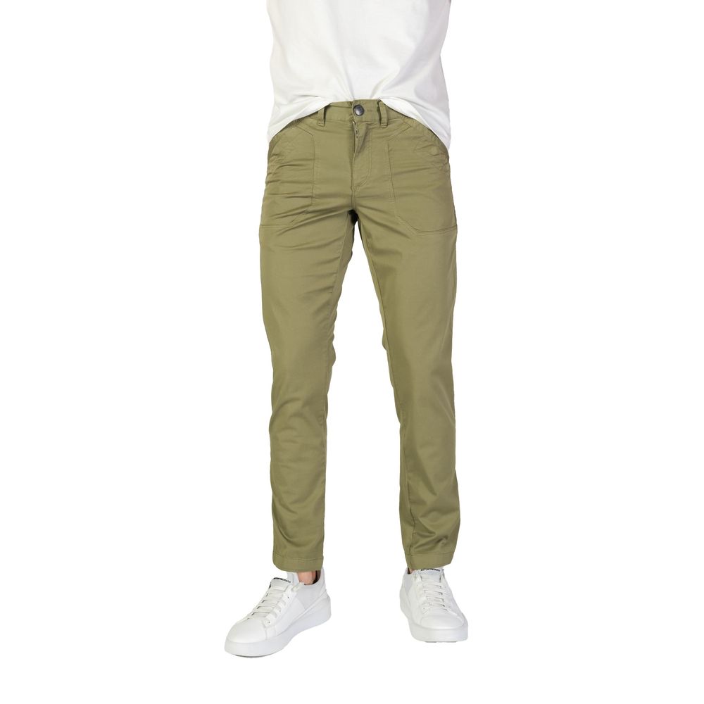Refrigiwear Green Cotton Casual Pants