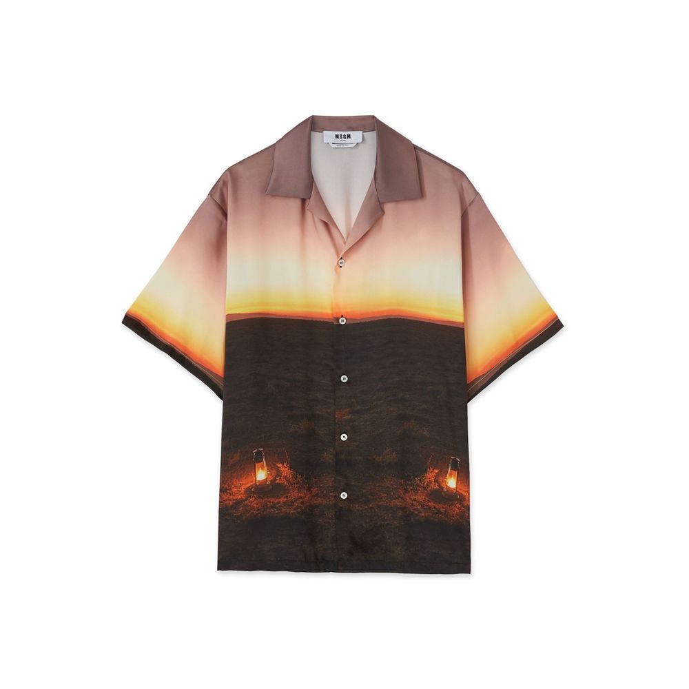 MSGM Multicolor Polyester Blouse