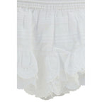 Marant Etoile White Cotton Bermuda Shorts