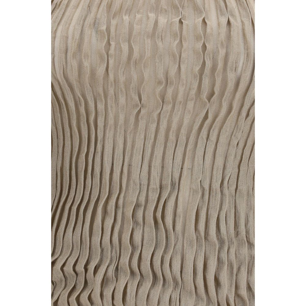 Giorgio Armani Beige Silk T-Shirt