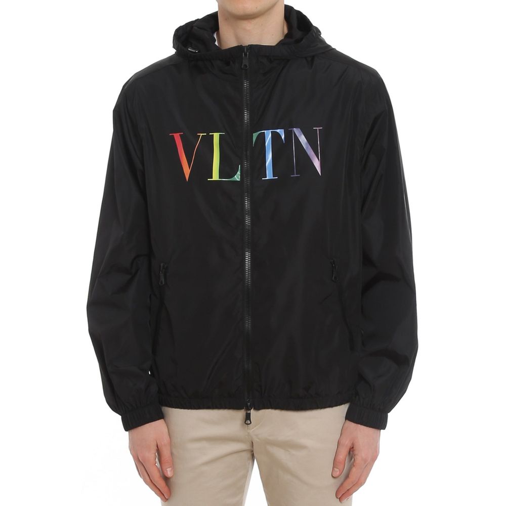 Valentino Black Polyamide Shell Jacket