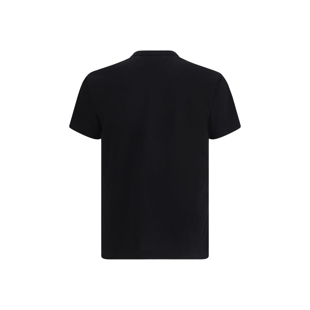 Comme Des Garçons Play Black Cotton T-Shirt