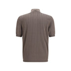 Brunello Cucinelli Brown Cotton Shortsleeve Shirt