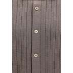 Brunello Cucinelli Brown Cotton Shortsleeve Shirt