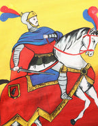 Dolce & Gabbana Multicolor Carretto Print Crew Neck T-shirt