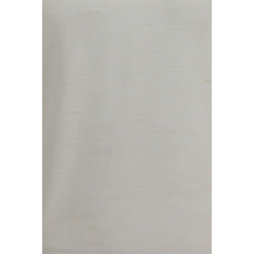 Brooksfield White Linen Shortsleeve Shirt