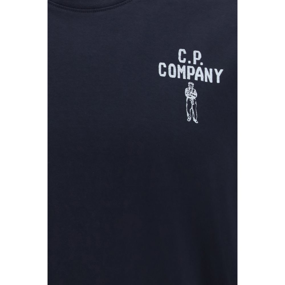 C.P. Company Blue Cotton T-Shirt
