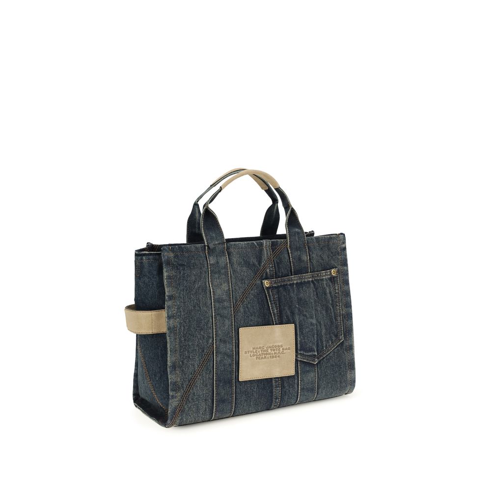 Marc Jacobs Blue Cotton Shoulder Bag
