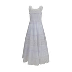 Charo Ruiz White Cotton Casual Dress