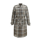 Burberry Brown Polyester Trench Coat