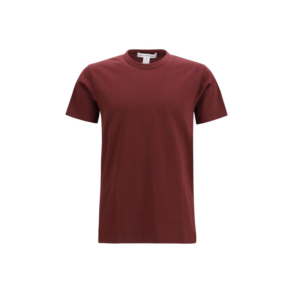 Comme Des Garçons Bordeaux Cotton T-Shirt