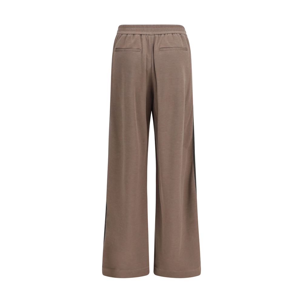 Brunello Cucinelli Brown Cotton Casual Pants