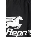 Represent Black Polyester Shorts