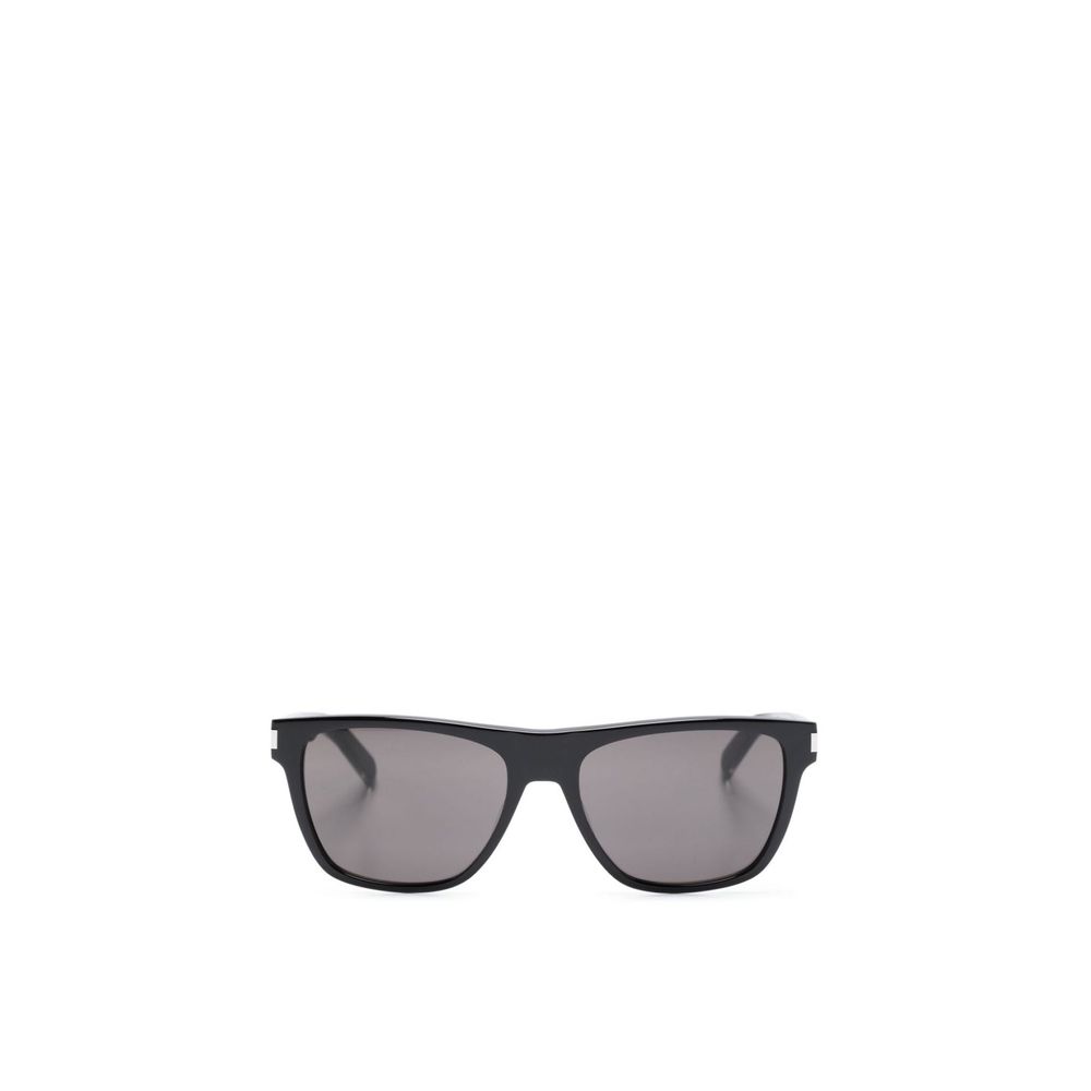 Saint Laurent Black Acetate Sunglasses