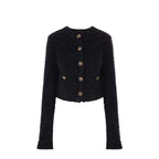 Balenciaga Black Cotton Cardigan
