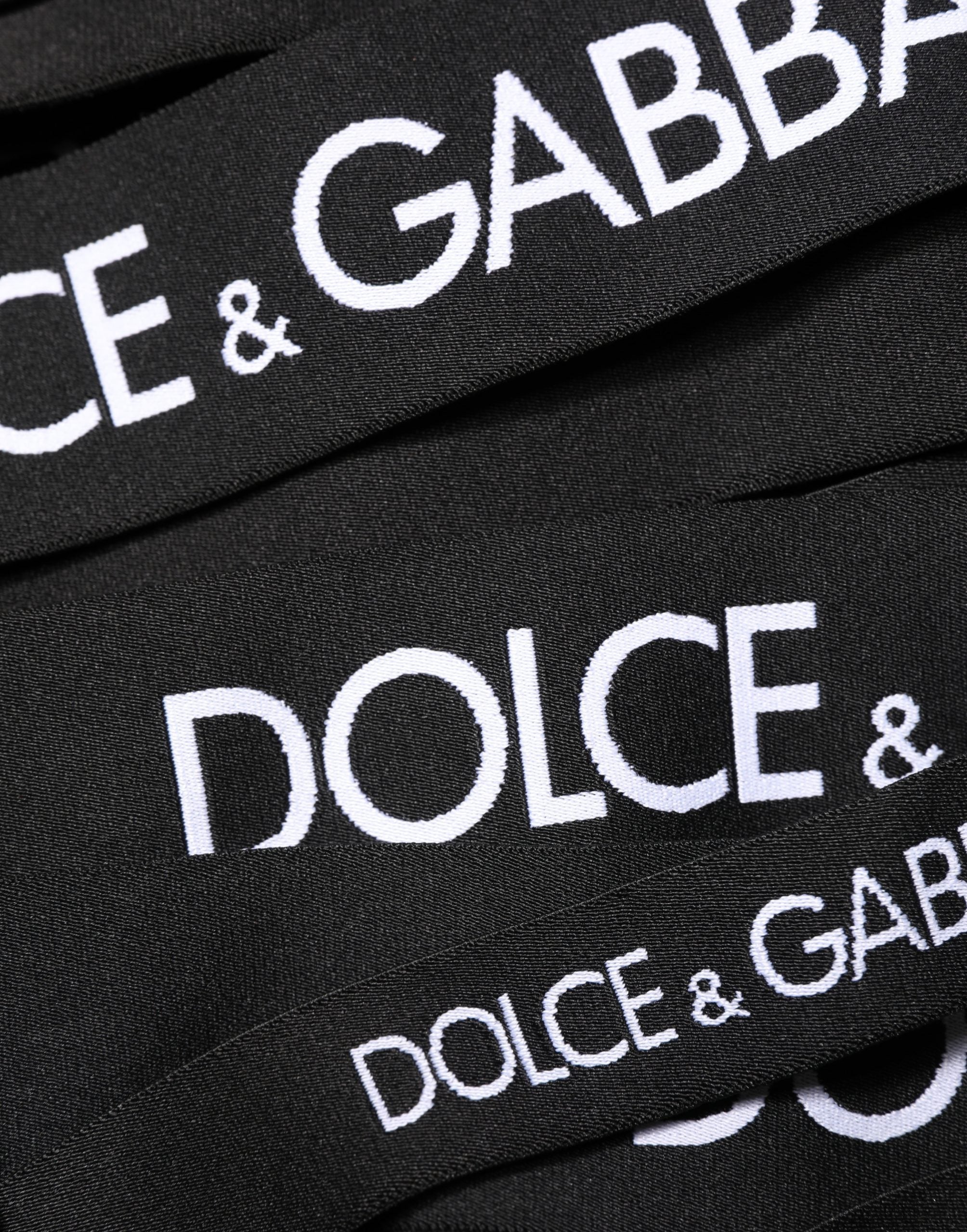 Dolce & Gabbana Black Logo Tape Cutout Bodycon Sheath Dress