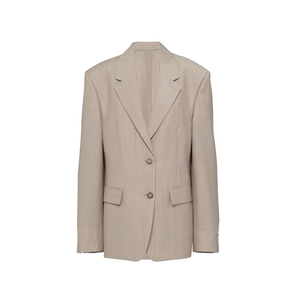 Prada Beige Mohair Blazer