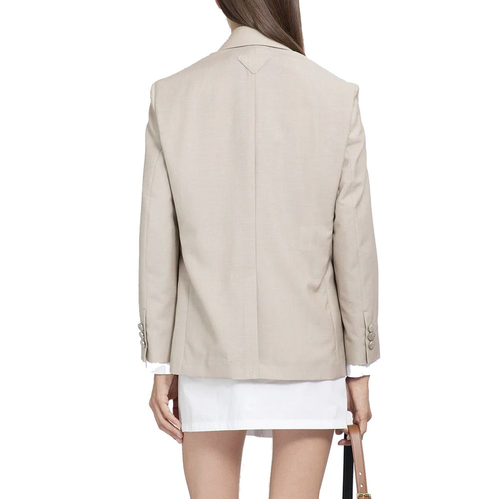Prada Beige Mohair Blazer