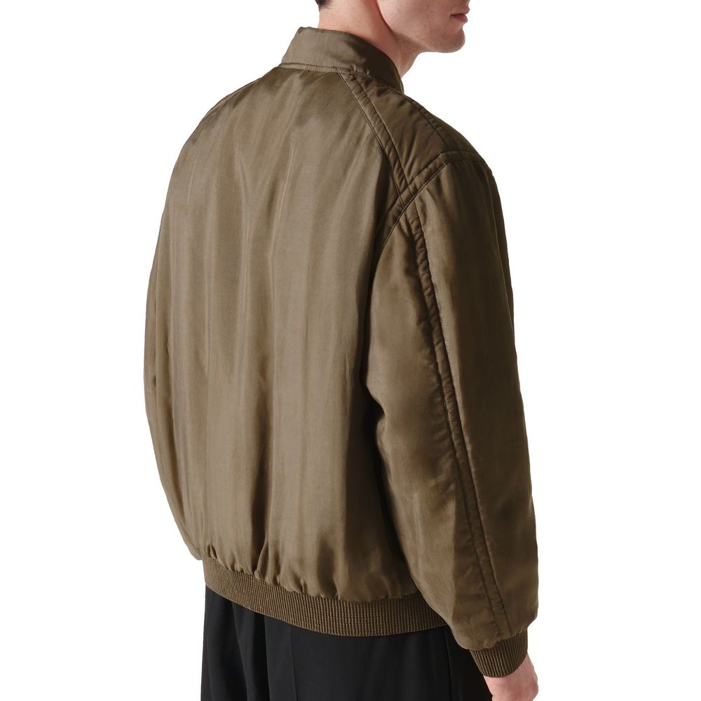 Saint Laurent Green Copper Bomber